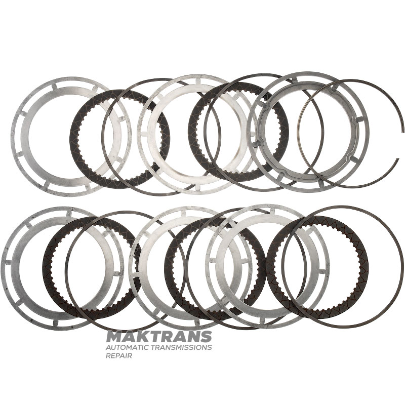 Set of steel and friction discs B Brake FORD 10R140 – LC3Z-7B164-A, LC3Z-7B442-A (5 friction discs)