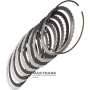 Set of steel and friction discs C Clutch FORD 10R140 LC3Z-7H095-A, LC3Z-7B442-C - 6 friction discs (total thickness of the set 32 mm)