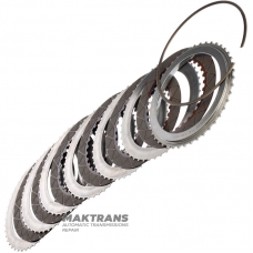 Steel and friction disc set D Clutch FORD 10R140 LC3Z-7B164-B, LC3Z-7G474-A, LC3P-7P183-AK - 6 friction discs (total thickness of the set 23.35 mm / 27.90 mm)