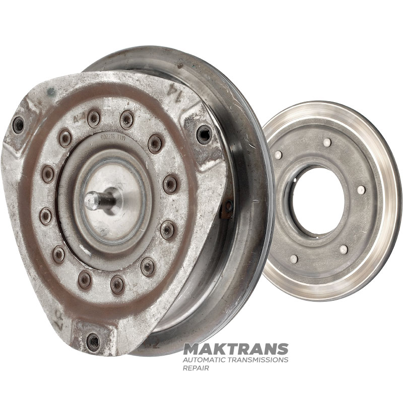 Front cover of torque converter ZF 6HP26A (09E) — 000243, (pilot diameter 16 mm, 3 mounting holes)