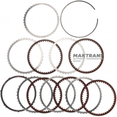 Set of steel and friction discs B06 Clutch Mercedes-Benz 725.0 AMG, A7252725806, A7252724905, A7252728901 - 5 friction discs (total thickness of the set 21.20 mm)