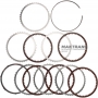 Set of steel and friction discs B06 Clutch Mercedes-Benz 725.0 AMG, A7252725806, A7252724905, A7252728901 - 5 friction discs (total thickness of the set 21.20 mm)