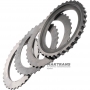 Reverse Clutch Steel Wheel Set FORD 4R70, 4R75, 4R75W - 2 Steel Wheels (32 Teeth, Int.Ø 99.40 mm, Thickness 1.75 mm)
