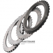 Reverse Clutch Steel Wheel Set FORD 4R70, 4R75, 4R75W - 2 Steel Wheels (32 Teeth, Int.Ø 99.40 mm, Thickness 1.75 mm)