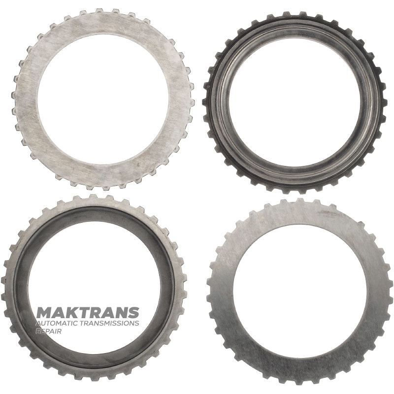 Reverse Clutch Steel Wheel Set FORD 4R70, 4R75, 4R75W - 2 Steel Wheels (32 Teeth, Int.Ø 99.40 mm, Thickness 1.75 mm)