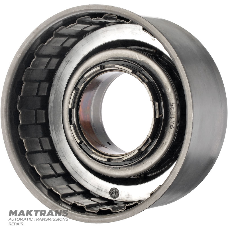 Overdrive Clutch Drum A4LD, 4R44E, 4R55E, 5R55E, 5R55N, 5R55S, 5R55W FOTZ-7L669-A - Drum with sleeve, 2 friction discs (total thickness of the set 12.10 mm)