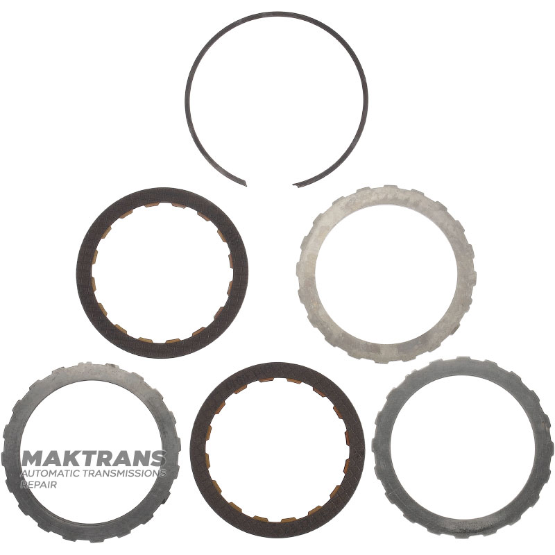 Overdrive Clutch Drum A4LD, 4R44E, 4R55E, 5R55E, 5R55N, 5R55S, 5R55W FOTZ-7L669-A - Drum with sleeve, 2 friction discs (total thickness of the set 12.10 mm)