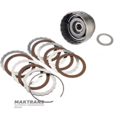 FORWARD Clutch Drum FORD A4LD, 4R44E, 4R55E, 5R55E, 5R55N, 5R55S, 5R55W 4L5P-7A511-AA — hub with bearing, 5 friction discs (total thickness of the kit 22.25 mm)