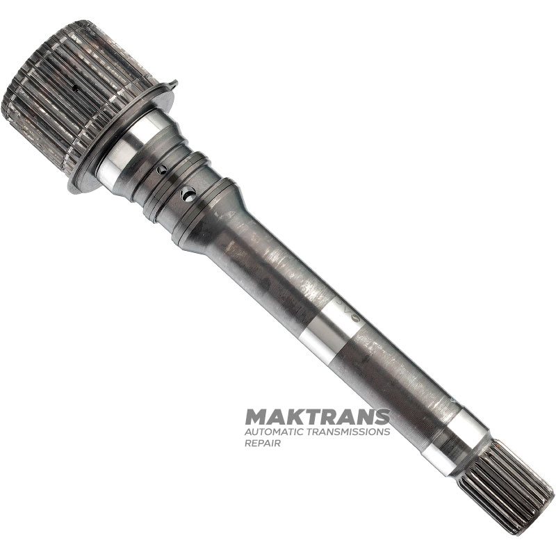 Input shaft ALLISON 1000 29539506 - shaft length 346 mm, 25 splines (ext.Ø 32.25 mm) / 34 splines (ext.Ø 69.85 mm), for needle bearing 43.80 mm