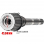 Input shaft ALLISON 1000 29539506 - shaft length 346 mm, 25 splines (ext.Ø 32.25 mm) / 34 splines (ext.Ø 69.85 mm), for needle bearing 43.80 mm