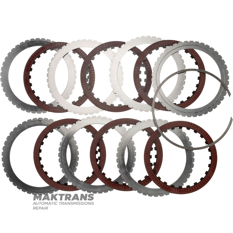 C2 Clutch ALLISON 1000 Steel and Friction Disc Set, 29538469, 29530315 - 6 friction discs (total set thickness 30.90 mm)