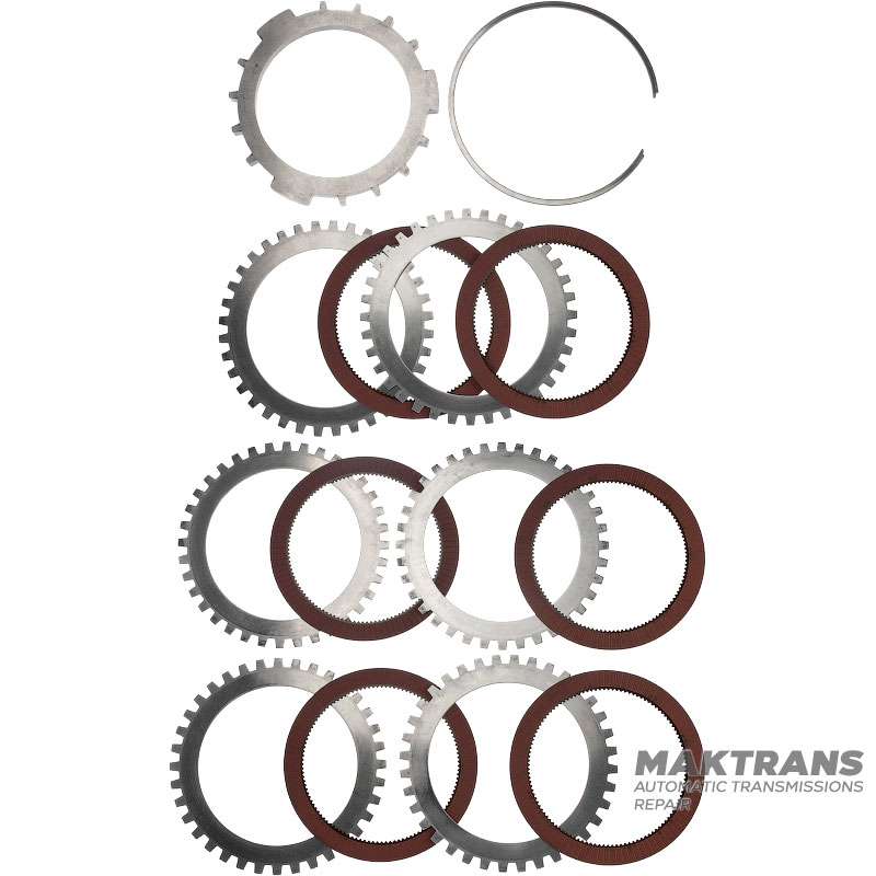 C5 Clutch ALLISON 1000 Steel and Friction Disc Set - 6 Friction Discs (Total Set Thickness 48.80mm)