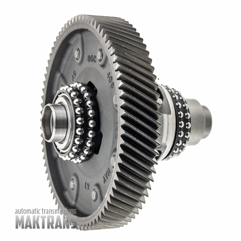 Differential 2WD (assembled) VAG DSG 0GC DQ381 0GC409155 — bearings with outer races, (ring gear 75 teeth, outer Ø 226.15 mm)