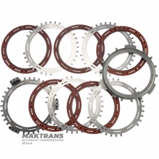 C4 Clutch ALLISON 1000 Steel and Friction Disc Set - 5 Friction Discs (Total Set Thickness 37.75mm), 29542192, 29542191, 29531049, 29546701, 29535640