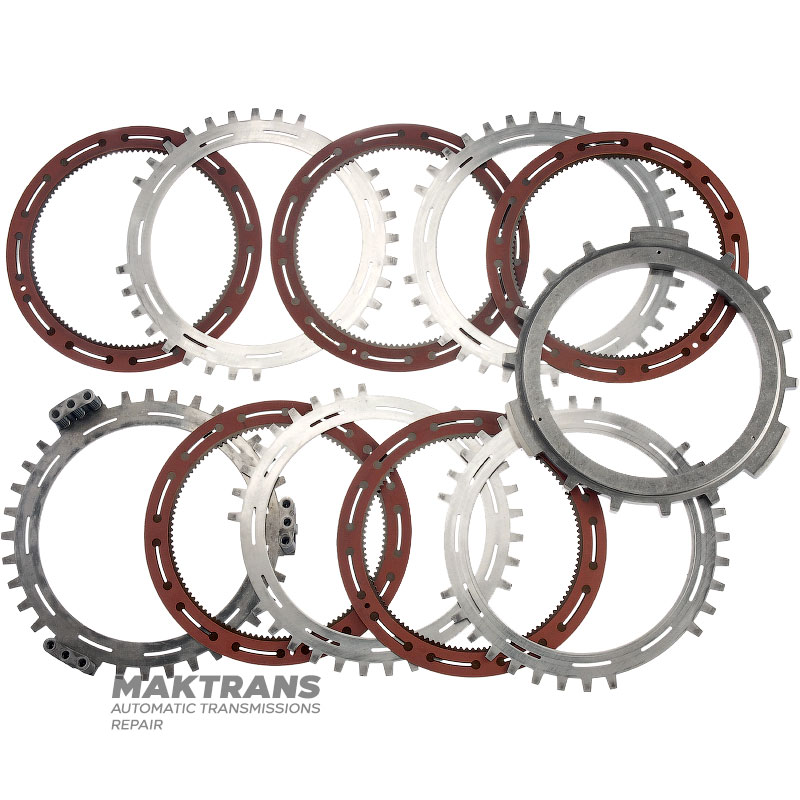 C4 Clutch ALLISON 1000 Steel and Friction Disc Set - 5 Friction Discs (Total Set Thickness 37.75mm), 29542192, 29542191, 29531049, 29546701, 29535640
