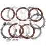 C4 Clutch ALLISON 1000 Steel and Friction Disc Set - 5 Friction Discs (Total Set Thickness 37.75mm), 29542192, 29542191, 29531049, 29546701, 29535640