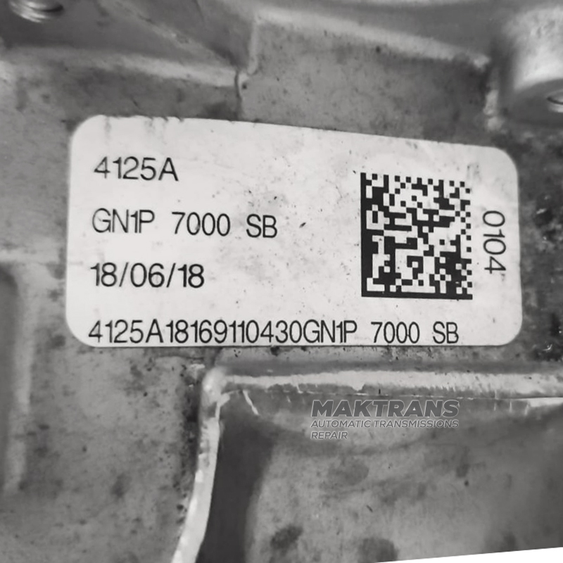 Refurbished (road tested) transmission assembly FORD 6F15, 2WD — for start-stop systems, GN1P-7000-SB, FORD ECOSPORT MK2 1.0 PETROL, (sale only with exchange)