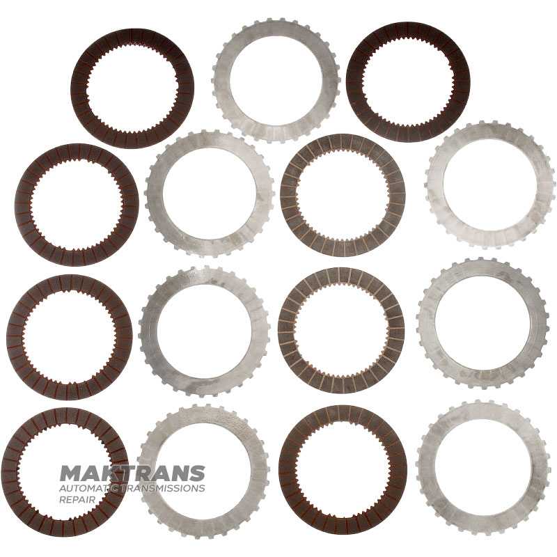 Set of steel and friction discs for transfer case DODGE / CHRYSLER / JEEP MP3023 - 8 friction discs (total thickness of the set 23.40 mm)
