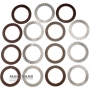 Set of steel and friction discs for transfer case DODGE / CHRYSLER / JEEP MP3023 - 8 friction discs (total thickness of the set 23.40 mm)