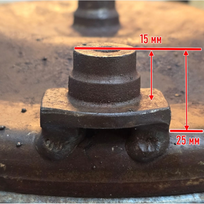 Torque converter GM 4L30E - (6 mounting holes, pilot Ø 21 mm)