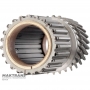 Sun gear OVERDRIVE DODGE / CHRYSLER 46RE, 46RH, 47RE, 47RH, A518, A618 — 5015107AA, A12610AB, 28 teeth (teeth pitch 15 degrees, outer Ø 52.70 mm), 23 splines