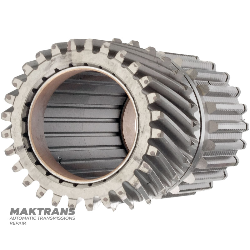 Sun gear OVERDRIVE DODGE / CHRYSLER 46RE, 46RH, 47RE, 47RH, A518, A618 — 5015107AA, A12610AB, 28 teeth (teeth pitch 15 degrees, outer Ø 52.70 mm), 23 splines
