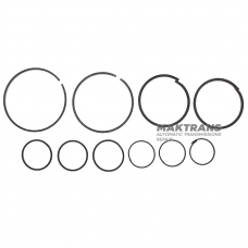 Set of cast iron plastic and teflon rings 6R60, 6R75, 6R80