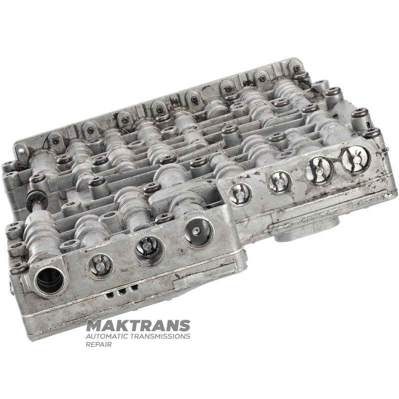 Valve body complete with solenoids (used, untested) FORD 6R60, 6R80 — separator plate 6L2P-7Z490-FD, repair this valve body +$150 to the price