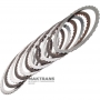 Set of steel and friction discs C3 (Overdrive) Clutch VAG 0C8, Aisin Warner TR-80SD, TL-80NF - 5 friction discs (total thickness of the set 22.45 mm)