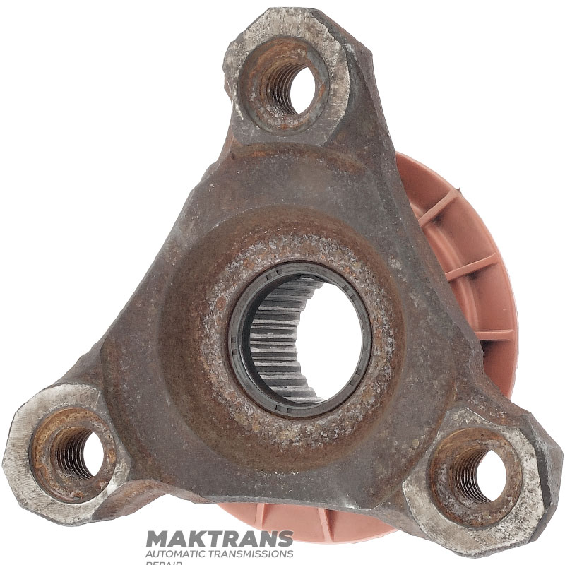 Output shaft flange FORD 6R60, 6R80 — FK4Z-7089-A, 3 mounting holes (center↔center 95 mm), 31 splines