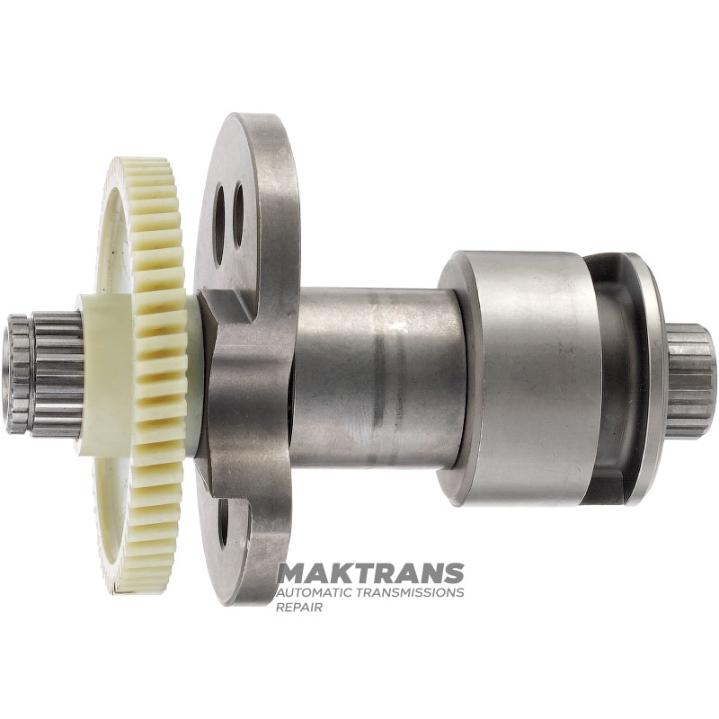 Actuator shaft complete with eccentrics and transfer case gear DODGE / CHRYSLER / JEEP MP3023 — 61 teeth on gear (outer Ø 90.50 mm), 68026906AB, 68026940AA