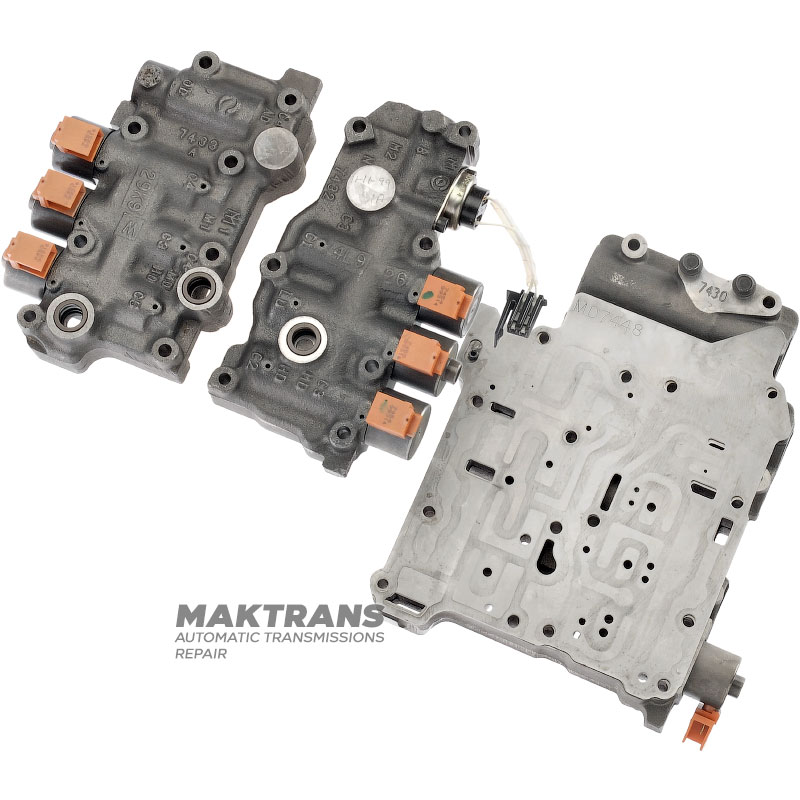 Valve body complete with solenoids ALLISON 3000 Series MD3070 — WTEC designe, separator plate MD7448, 29506434
