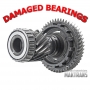 Intermediate shaft of differential TOYOTA UA80E, UA80F — 3508048030, 350800E010, 16 teeth (outer Ø 71 mm) / 49 teeth (outer Ø 136.70 mm)