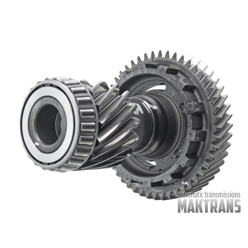 Intermediate shaft of differential TOYOTA UA80E, UA80F — 3508048030, 350800E010, 16 teeth (outer Ø 71 mm) / 49 teeth (outer Ø 136.70 mm)