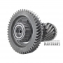 Intermediate shaft of differential TOYOTA UA80E, UA80F — 3508048030, 350800E010, 16 teeth (outer Ø 71 mm) / 49 teeth (outer Ø 136.70 mm)