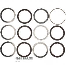 Steel and friction disc set 4-5-6 Clutch GM 6T30, 6T31 - 24261228, 24231666, 5 friction discs (total thickness of the set 19.80 mm)
