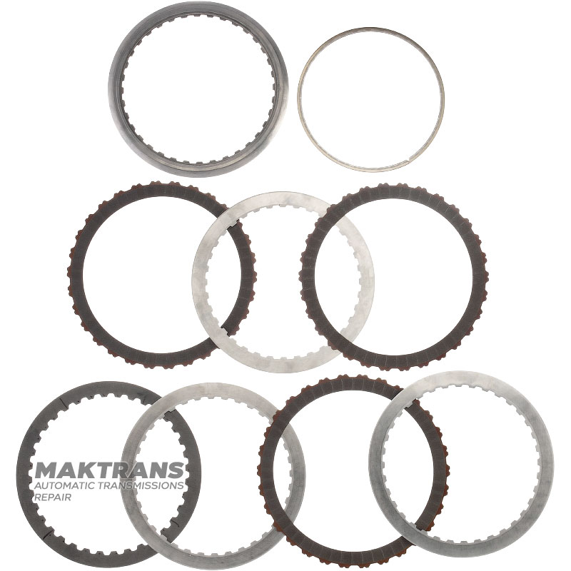 Steel and friction disc set 3-5-R Clutch GM 6T30, 6T31 - 24231692, 24261225, 3 friction discs (total thickness 19.50 mm)