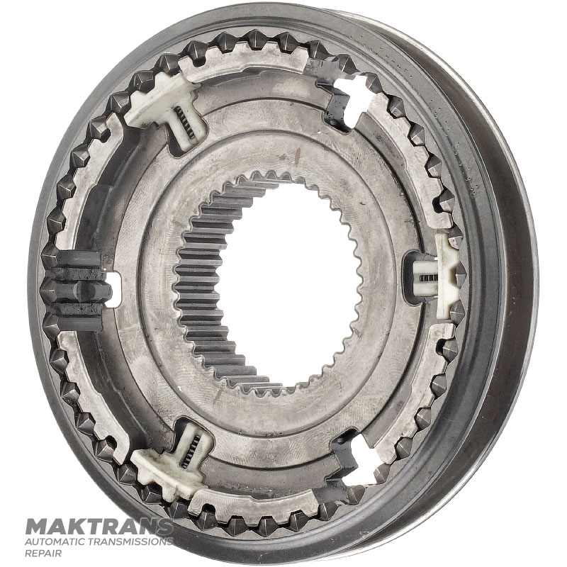 Synchronizer sleeve 1-5 gears GETRAG 6DCT250 — 0558539409, 0558539200 (38 splines on the inner side)