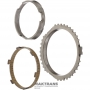 2nd/R gear synchronizer locking ring GETRAG 6DCT250 — 3 elements, (30 teeth, outer Ø 87.45 mm, inner Ø 69.85 mm)
