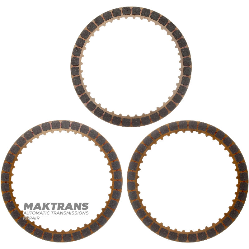 Friction disc set 3-5-R Clutch MAZDA FW6A-EL – FZ01195J0A, 3 discs in a set (40 teeth, outer Ø 169.25 mm, thickness 1.65 mm)