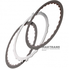 Set of steel and friction discs 2-6 Brake GM 6T30, 6T31 - 1 friction disc (total thickness of the set 5.85 mm), 24261226, 24256228