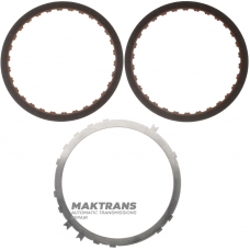 Set of steel and friction discs 2-6 Brake GM 6T30, 6T31 - 1 friction disc (total thickness of the set 5.85 mm), 24261226, 24256228