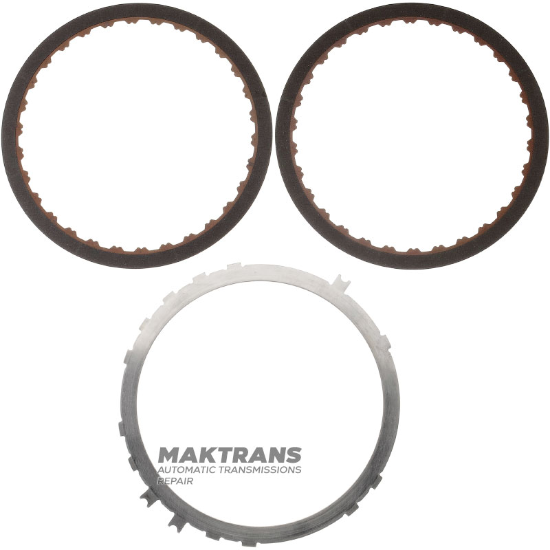 Set of steel and friction discs 2-6 Brake GM 6T30, 6T31 - 1 friction disc (total thickness of the set 5.85 mm), 24261226, 24256228