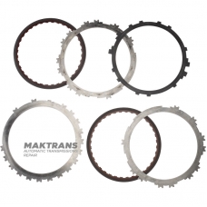 Set of steel and friction discs 1-2-3-4 Brake GM 6T30, 6T31 - 2 friction disc (total thickness of the set 14.70 mm), 24261227, 24231777