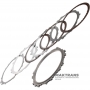 Set of steel and friction discs Low/Reverse Brake GM 6T30, 6T31 - 3 friction discs (total thickness of the set 15.80 mm), 24231764, 24261224