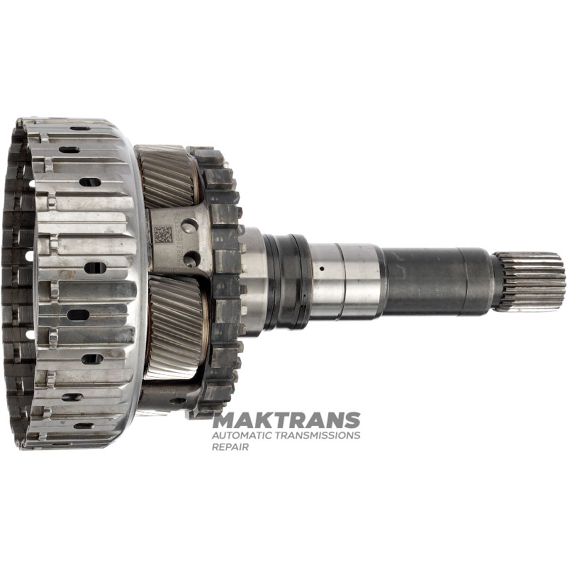 Rear Planetary Gear No.4, 4WD Output Shaft, Drum D Clutch (Empty, No Discs) ZF 845RE (8HP45) - Overall Height 274mm, 23 Splines (OD 30.90mm)
