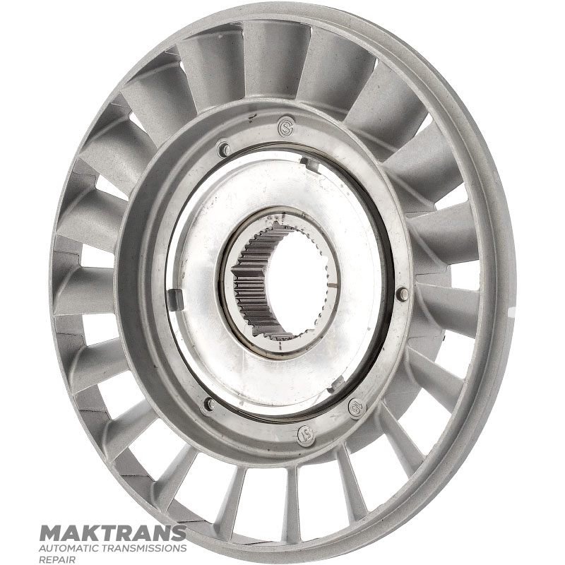 Reactor wheel of torque converter ZF 8HP45, 845RE, 850RE — 0711002739 (ext.Ø 178.20 mm, 40 splines)