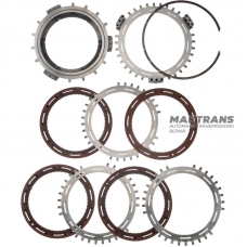 Steel and friction disc set C3 (3-5-R) Clutch ALLISON 1000 - 4 friction discs (total thickness of the set 36.50 mm), 29542192, 29546701, 29531049, 29535648