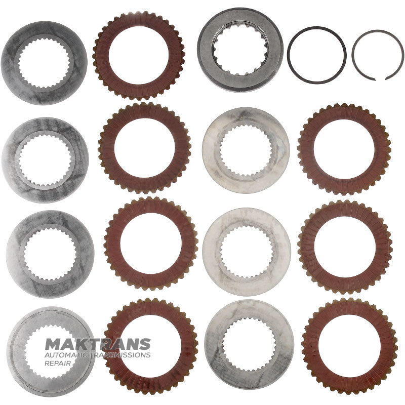 C1 Clutch ALLISON 1000 Steel and Friction Disc Set - 7 Friction Discs (Total Set Thickness 40.20mm), 29538468, 29530314