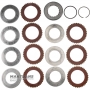 C1 Clutch ALLISON 1000 Steel and Friction Disc Set - 7 Friction Discs (Total Set Thickness 40.20mm), 29538468, 29530314